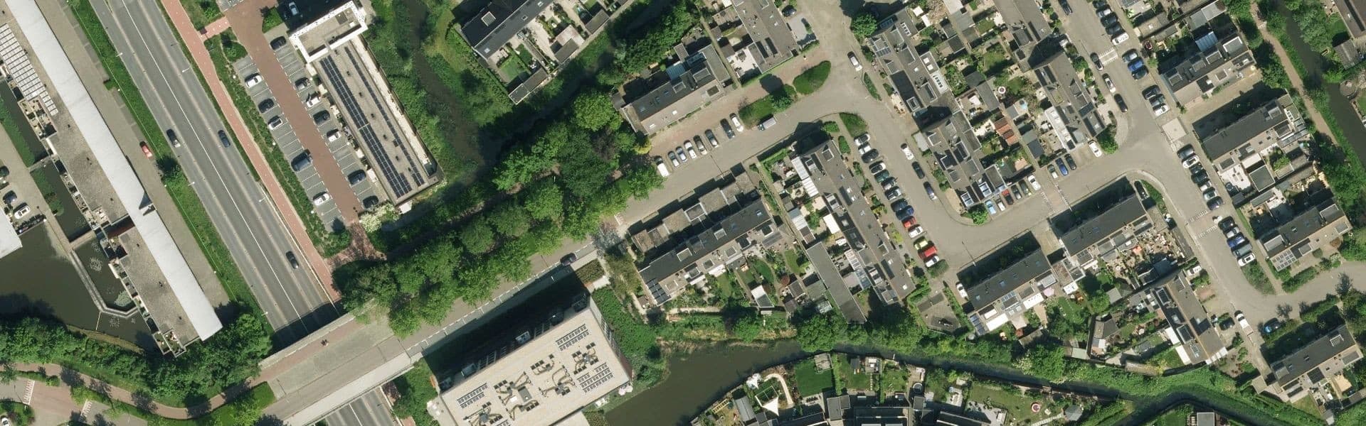 Satellietbeeld van Aalsmeer