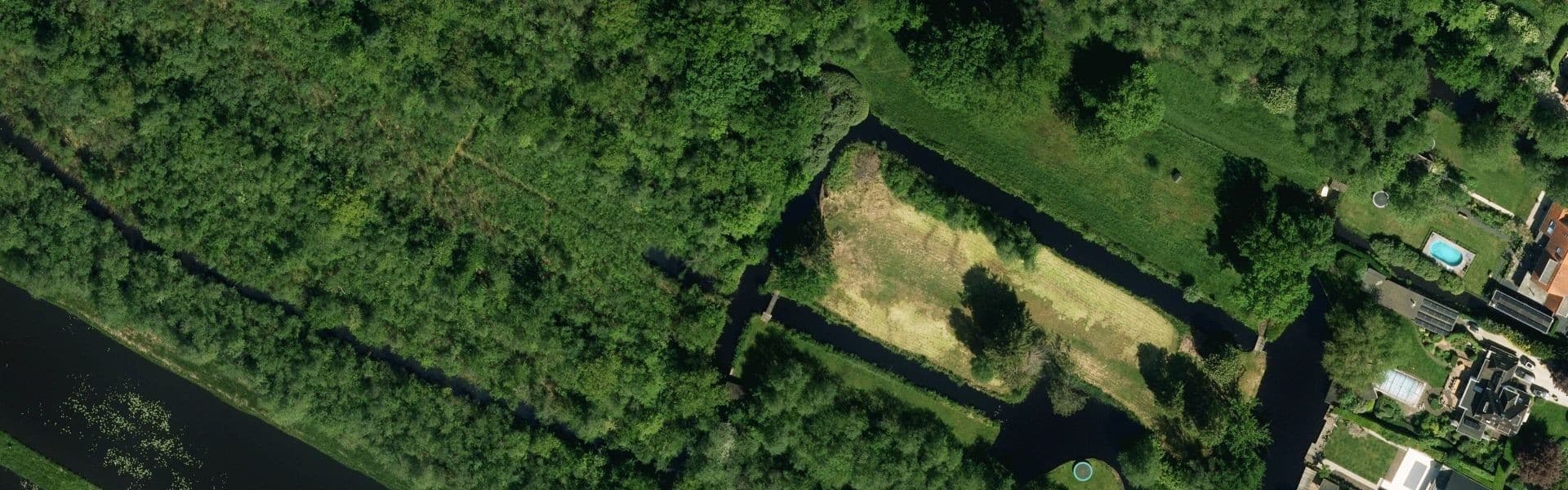 Satellietbeeld van Ankeveen