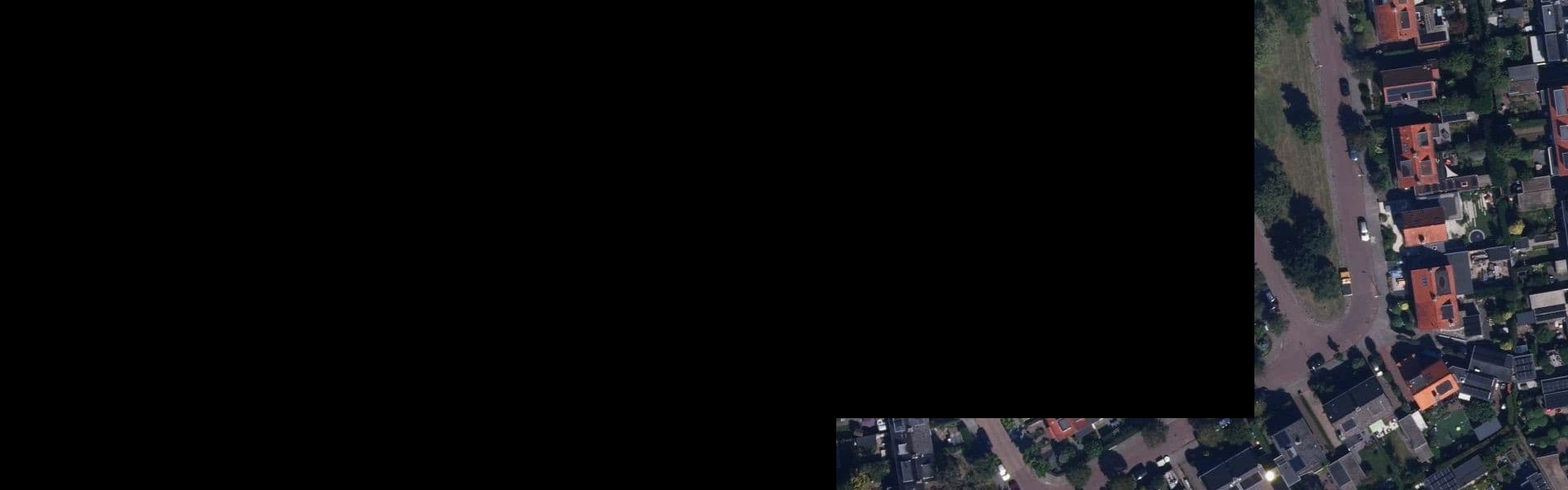 Satellietbeeld van Driehuis NH