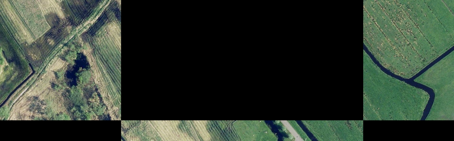 Satellietbeeld van Earnewâld