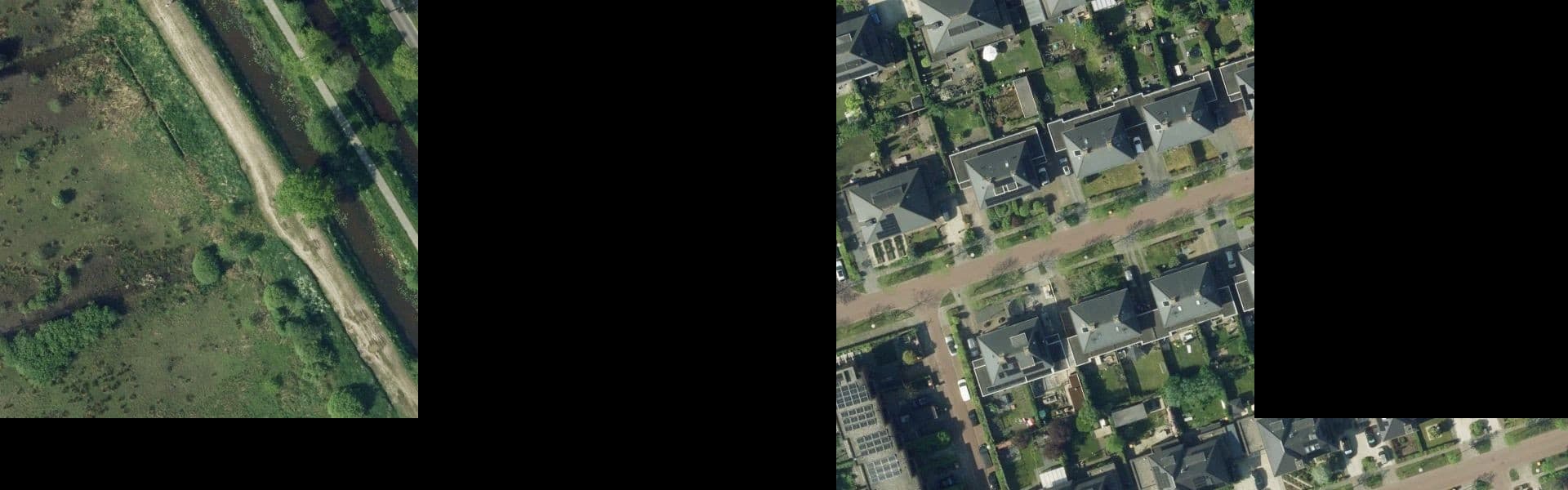 Satellietbeeld van Eelderwolde