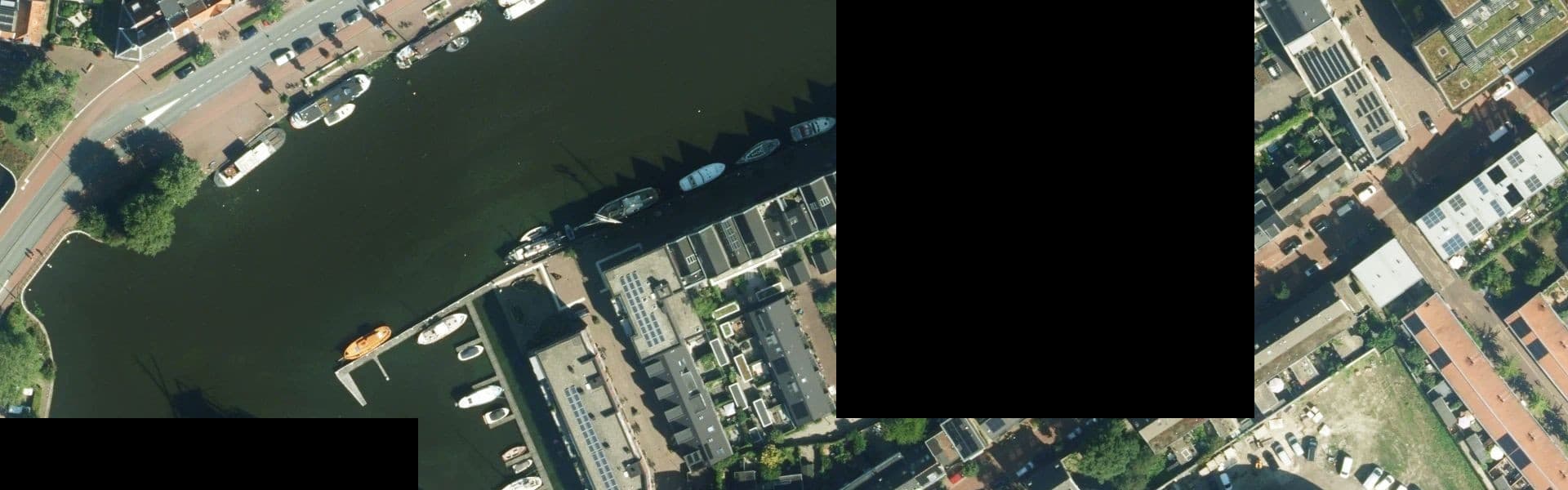 Satellietbeeld van Haarlem