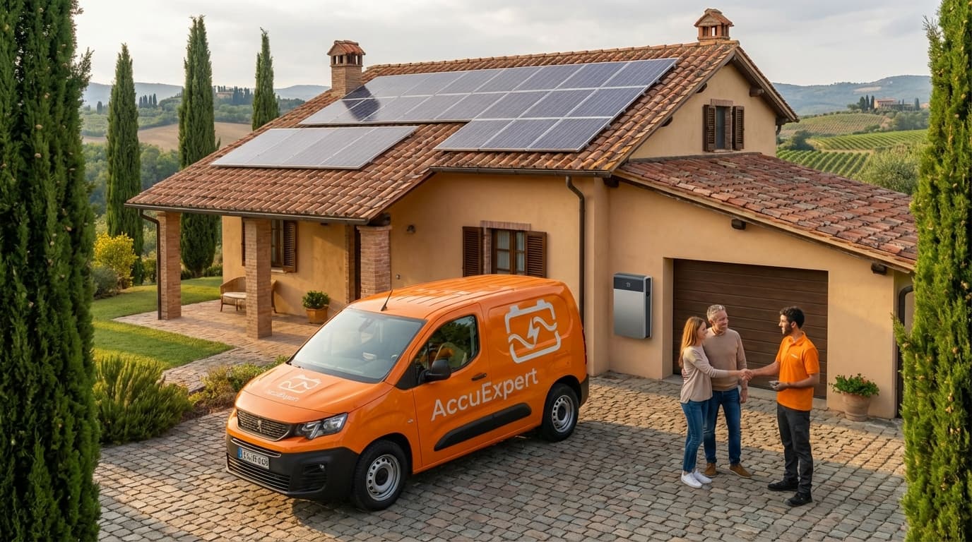 AccuExpert thuisbatterij advies bij klant thuis