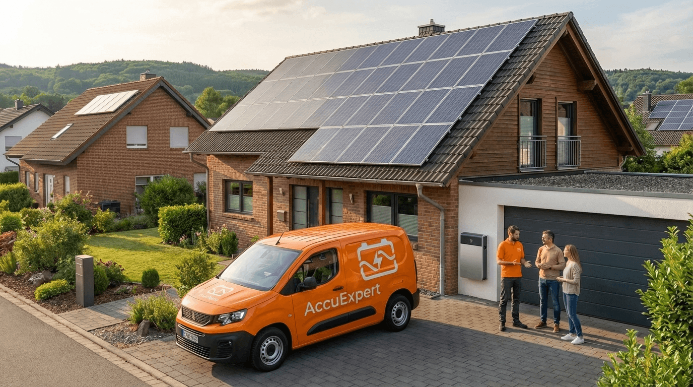 AccuExpert Solarspeicher Beratung beim Kunden