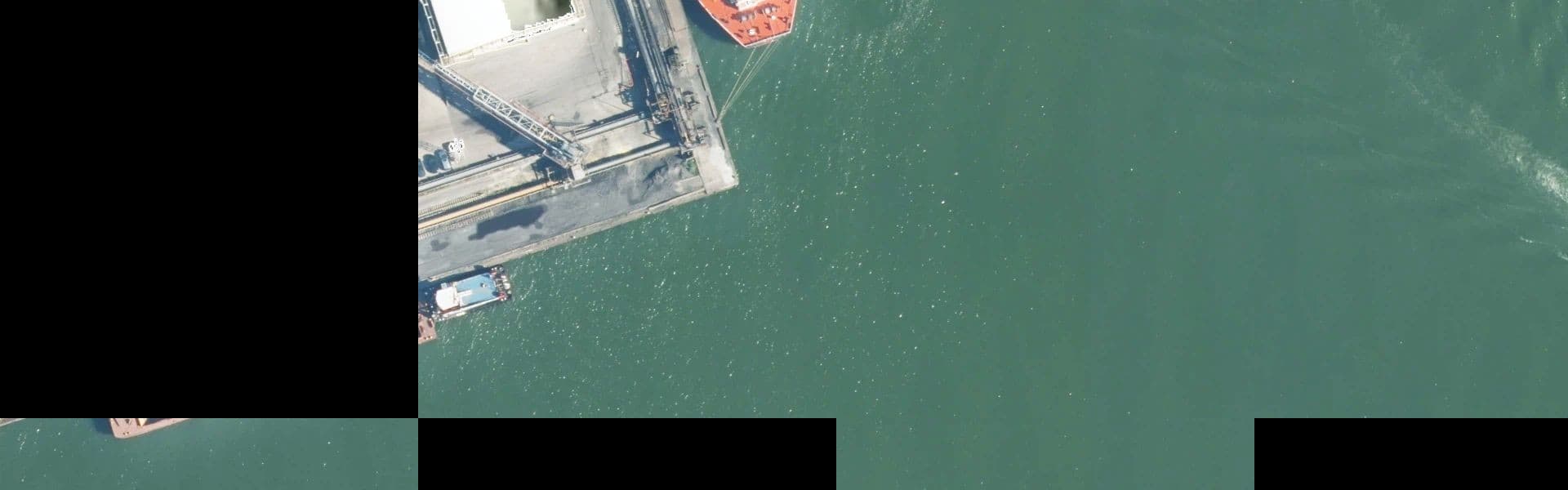 Satellietbeeld van Botlek Rotterdam